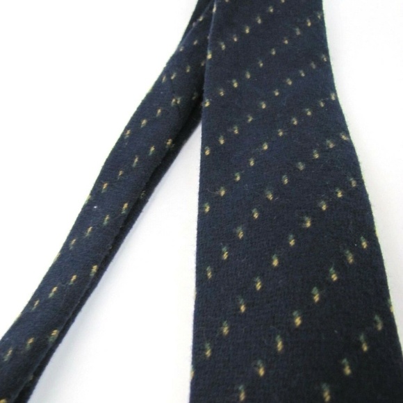Vintage GIORGIO ARMANI Lambs Wool Tie 3" Slim Gray - Picture 5 of 6